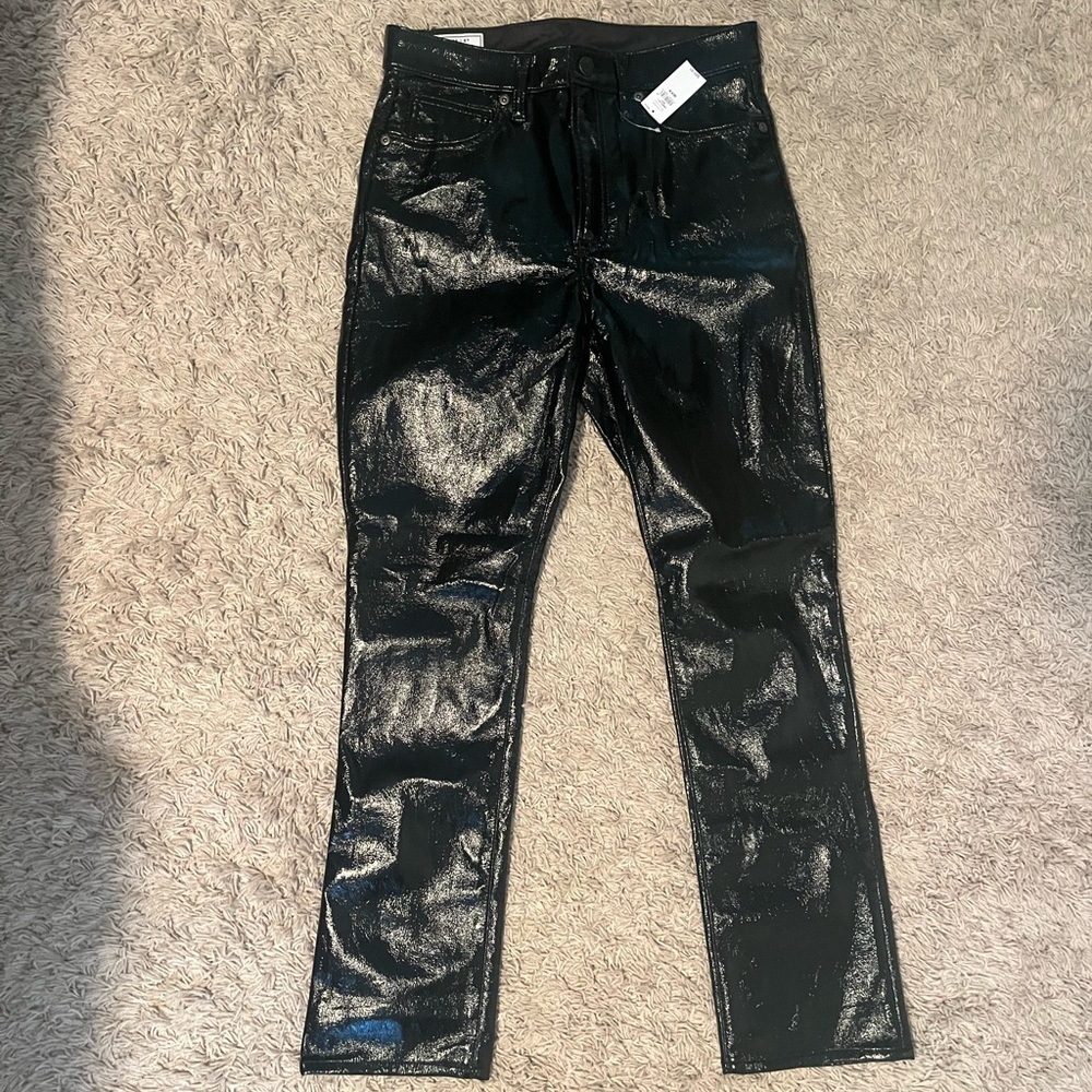 NWT GAP Vintage Slim High Rise Patent Leather Pant